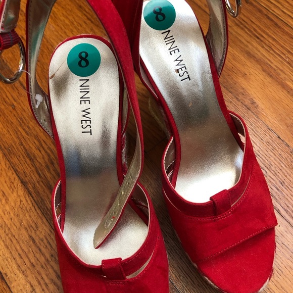 Nine West Shoes - Nine West Red Heeled Sandals